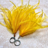 Feather Tassels Sunrise Yellow