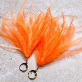Feather Tassels Tangerine