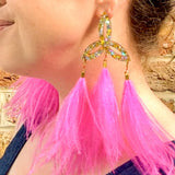 Festival Triquetra Earrings Silver Gold