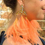 Festival Triquetra Earrings Silver Gold