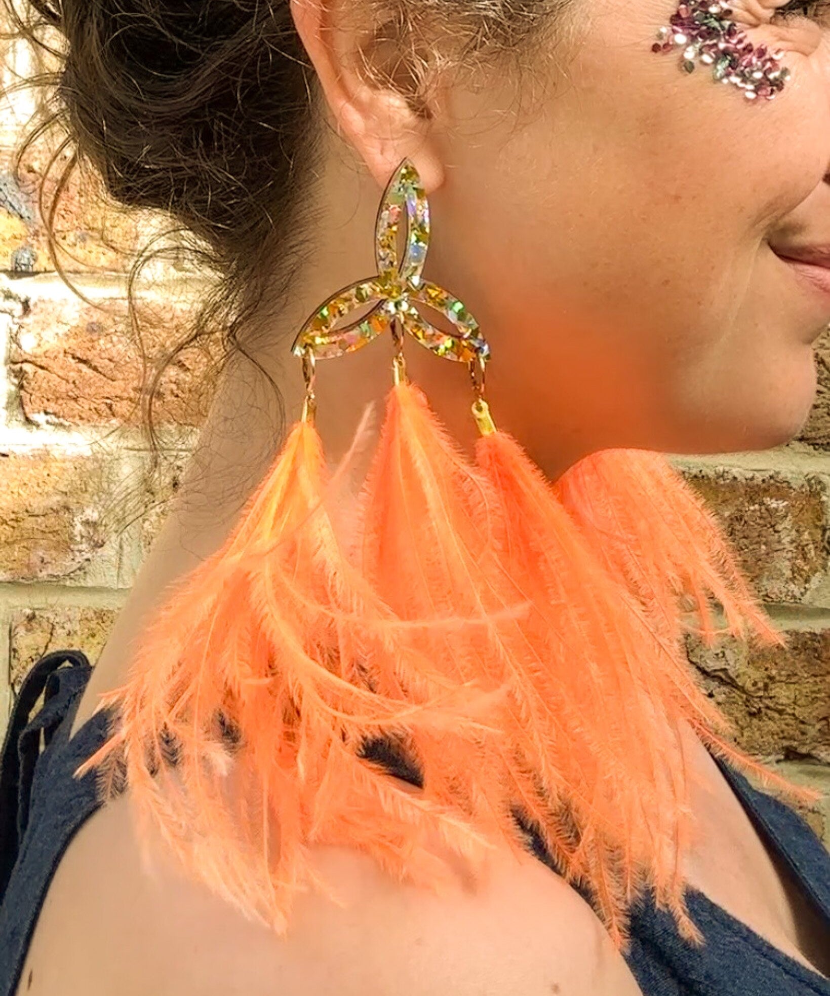 Festival Triquetra Earrings Silver Gold