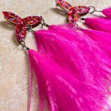 Festival Triquetra Earrings Pink