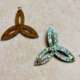 Festival Triquetra Earrings Silver