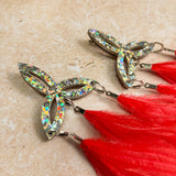 Festival Triquetra Earrings Silver