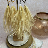 Feather Tassels Light Gold